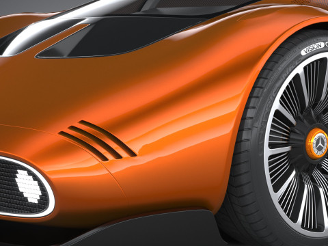 Mercedes-Benz Vision 111 Concept 2023 3D मॉडल