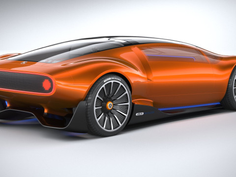 Mercedes-Benz Vision 111 Concept 2023 3D मॉडल