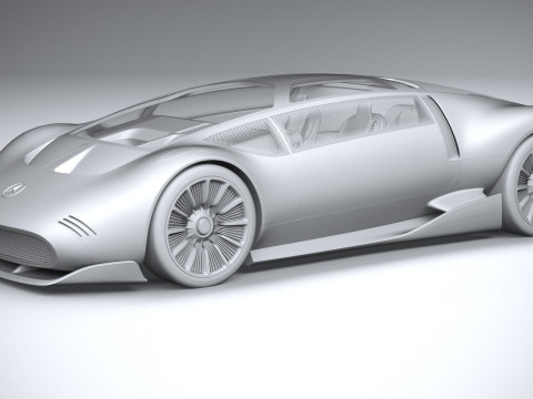 Mercedes-Benz Vision 111 Concept 2023 3D मॉडल