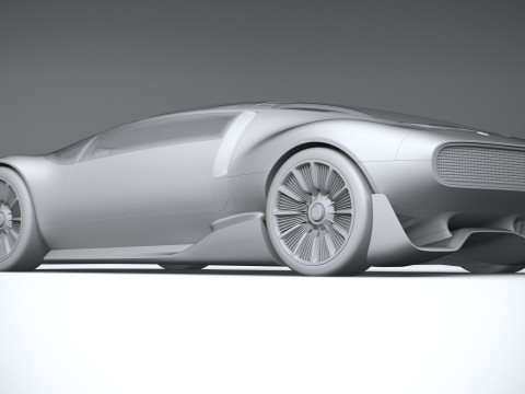 Mercedes-Benz Vision 111 Concept 2023 3D मॉडल