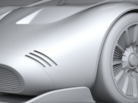 Mercedes-Benz Vision 111 Concept 2023 3D मॉडल