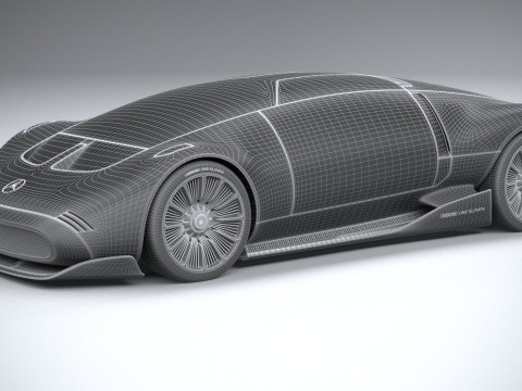 Mercedes-Benz Vision 111 Concept 2023 3D मॉडल