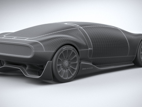 Mercedes-Benz Vision 111 Concept 2023 3D मॉडल
