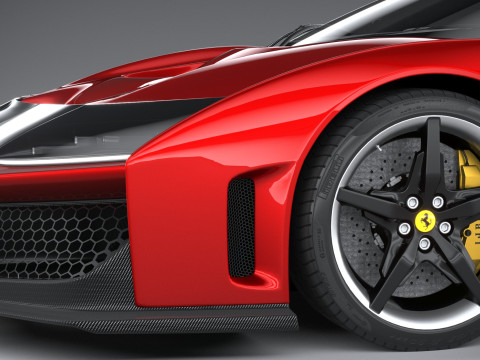 Ferrari F80 2025 3Dモデル