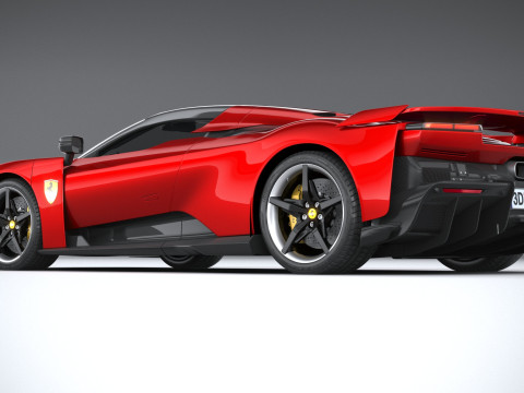 Ferrari F80 2025 3Dモデル