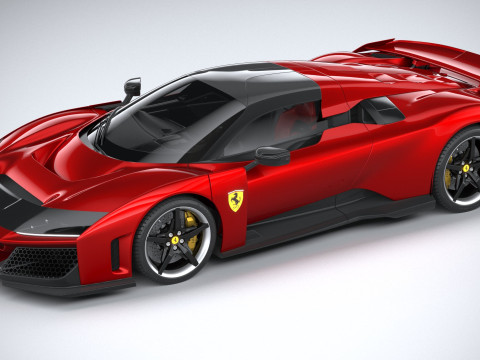 Ferrari F80 2025 3Dモデル