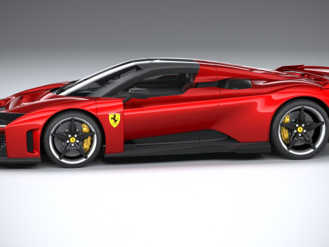 Ferrari F80 2025 3Dモデル