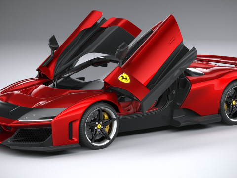 Ferrari F80 2025 3Dモデル