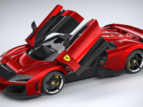 Ferrari F80 2025 3Dモデル