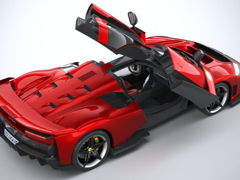 Ferrari F80 2025 3Dモデル