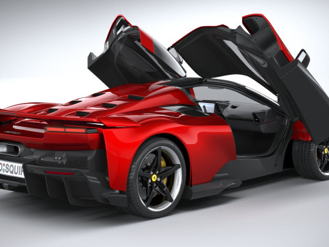 Ferrari F80 2025 3Dモデル