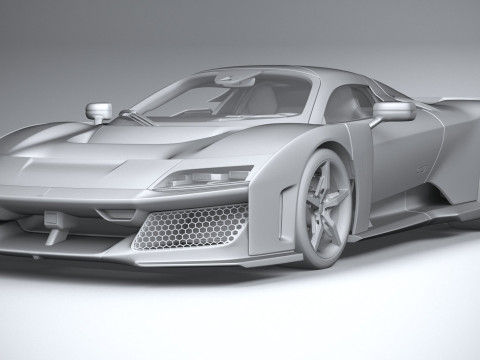 Ferrari F80 2025 3Dモデル
