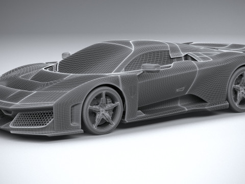 Ferrari F80 2025 3Dモデル