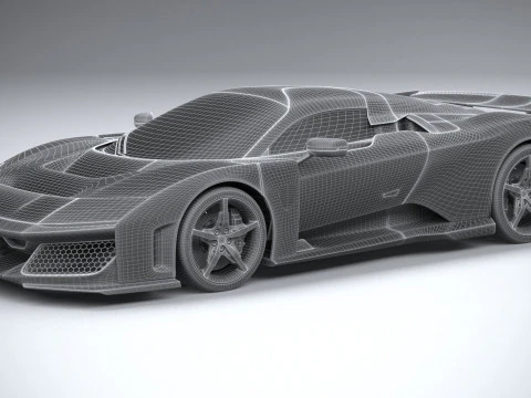 Ferrari F80 2025 3D Model