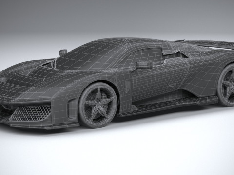 Ferrari F80 2025 3Dモデル