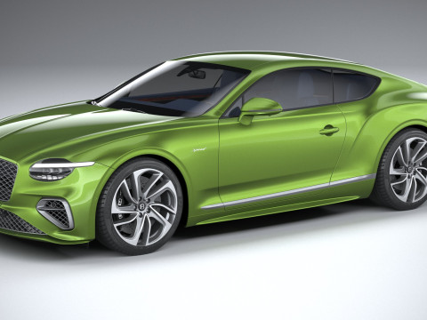 Bentley Continental GT Speed 2025 3D Model
