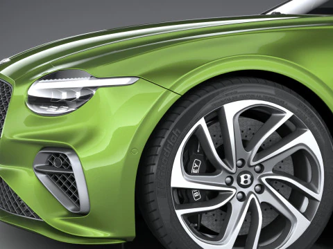 Bentley Continental GT Speed 2025 3D Model