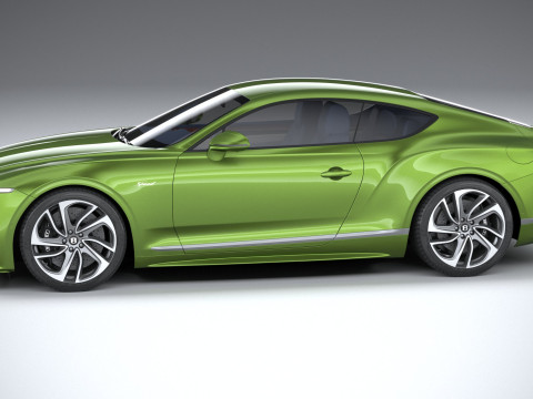 Bentley Continental GT Speed 2025 3D Model