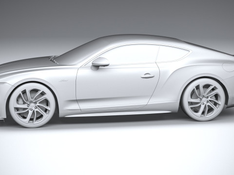 Bentley Continental GT Speed 2025 3D Model