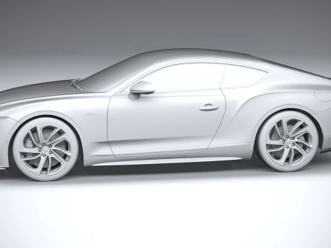 Bentley Continental GT Speed 2025 3D Model