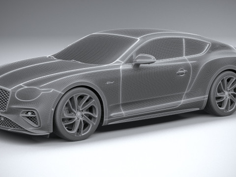 Bentley Continental GT Speed 2025 3D Model