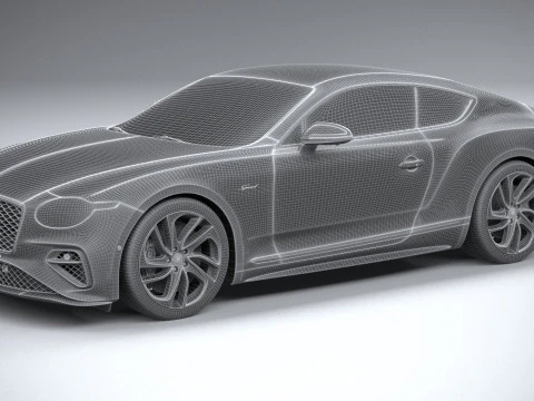 Bentley Continental GT Speed 2025 3D Model