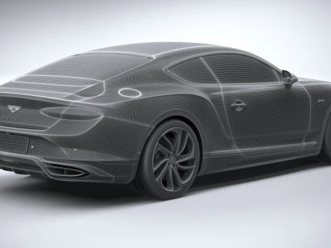 Bentley Continental GT Speed 2025 3D Model