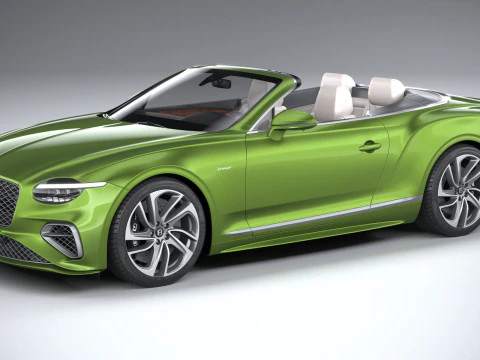 宾利欧陆 GTC Speed 2025 3D 模型