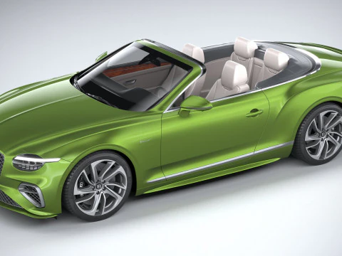 Bentley Continental GTC Speed 2025 3D Model