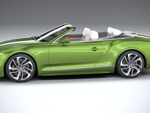 Bentley Continental GTC Speed 2025 3Dモデル