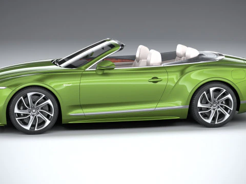 Bentley Continental GTC Speed 2025 3D Model