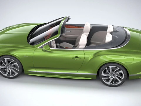 Bentley Continental GTC Speed 2025 3D Model