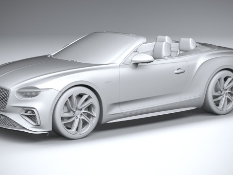 Bentley Continental GTC Speed 2025 3Dモデル