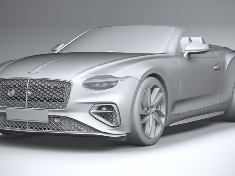 Bentley Continental GTC Speed 2025 3Dモデル