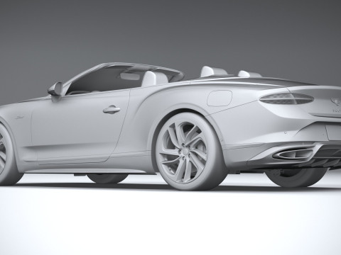 Bentley Continental GTC Speed 2025 3Dモデル