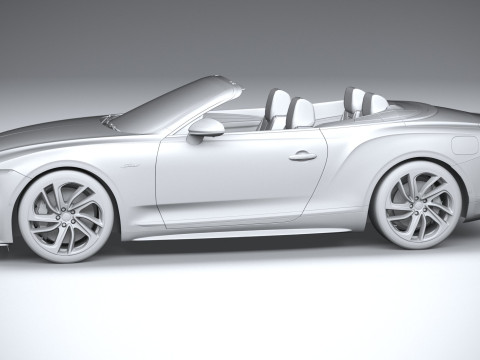 Bentley Continental GTC Speed 2025 3Dモデル