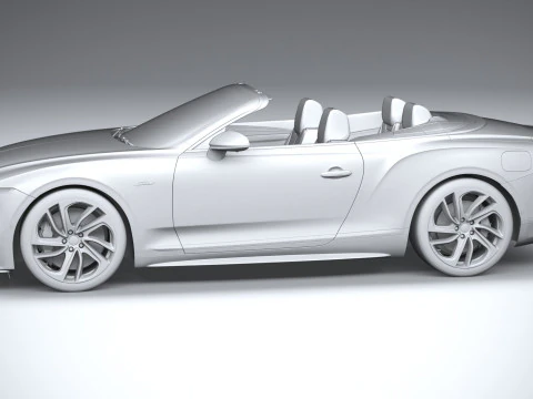 Bentley Continental GTC Speed 2025 3D Model