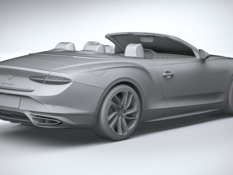 Bentley Continental GTC Speed 2025 3Dモデル