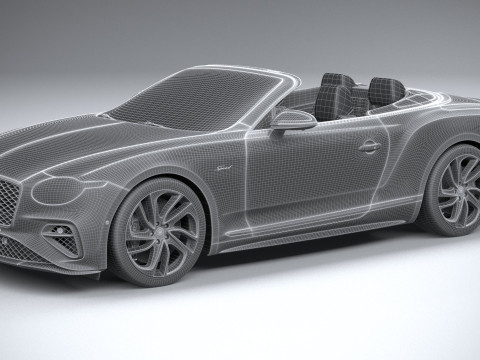 Bentley Continental GTC Speed 2025 3Dモデル