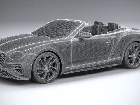 Bentley Continental GTC Speed 2025 3D Model