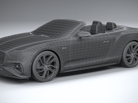 Bentley Continental GTC Speed 2025 3Dモデル