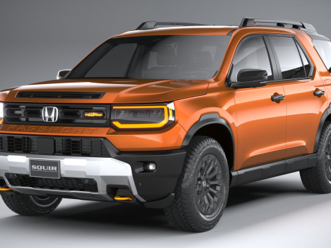 Honda Passport Trailsport 2026 3D-Modell