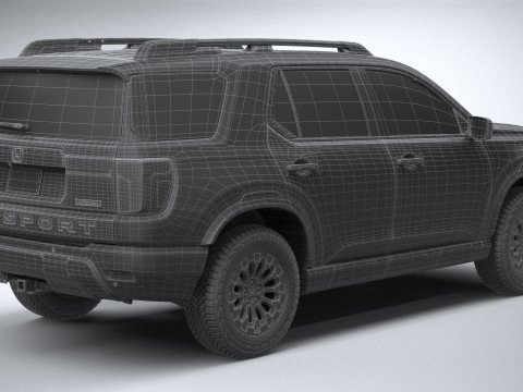 Honda Passport Trailsport 2026 3D-Modell
