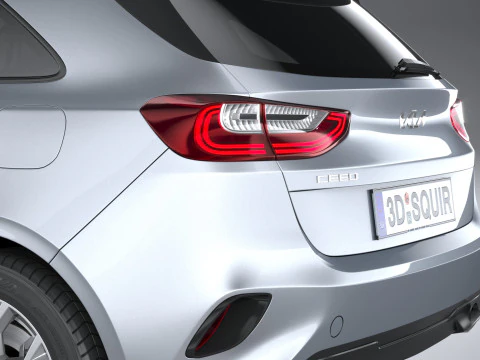 Kia Ceed Basic 2025 3D Model