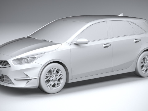 Kia Ceed Basic 2025 3Dモデル