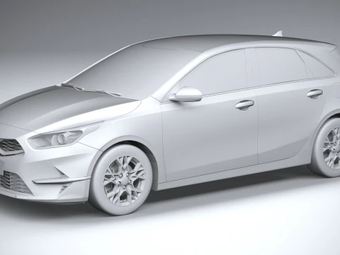 Kia Ceed Basic 2025 3D Model