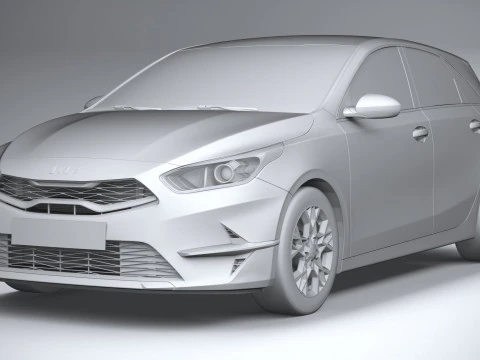 Kia Ceed Basic 2025 3D Model