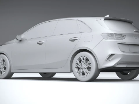 Kia Ceed Basic 2025 3D Model