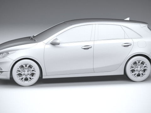 Kia Ceed Basic 2025 3Dモデル