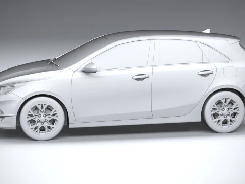 Kia Ceed Basic 2025 3D Model